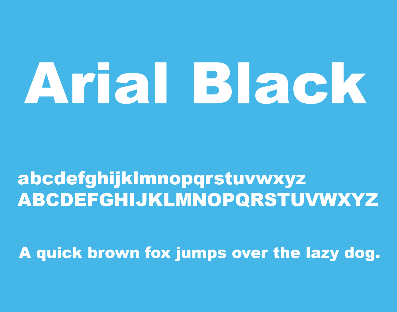 download arial black font